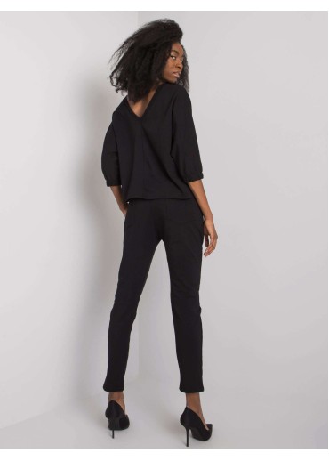 Čierna tepláková súprava