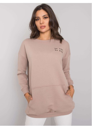 Sivá športovo elegantná mikina