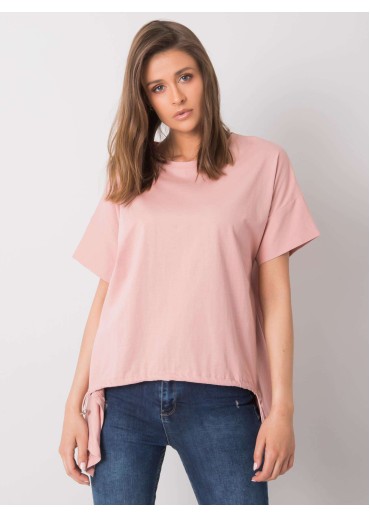 Ružové tričko so šnúrkami