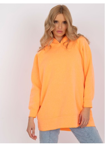 Oranžová mikinová tunika
