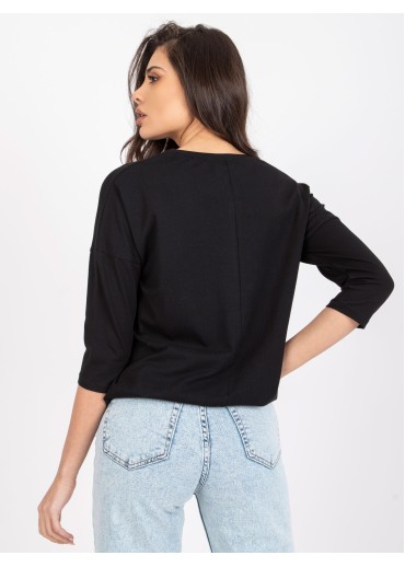 Čierne elegantné tričko