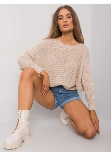 Béžovo hnedý sveter