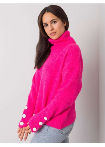Ružový dámsky sveter