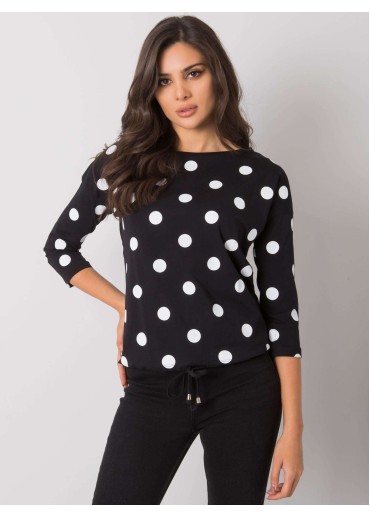 Čierne bavlnené tričko