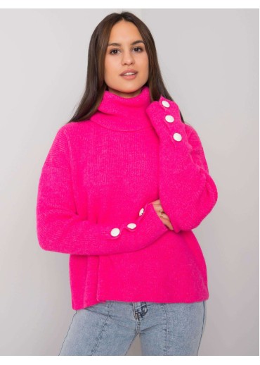 Ružový dámsky sveter