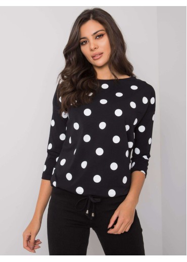 Čierne bavlnené tričko