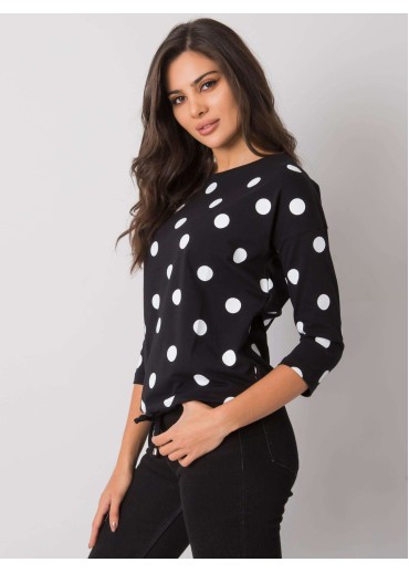 Čierne bavlnené tričko