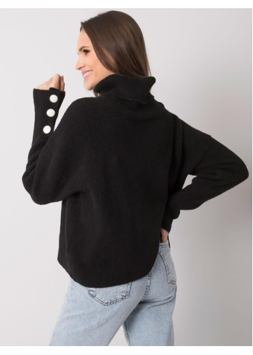 Čierny dámsky sveter