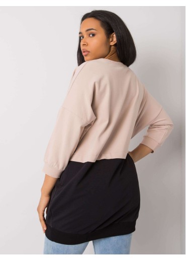 Čierna bavlnená tunika