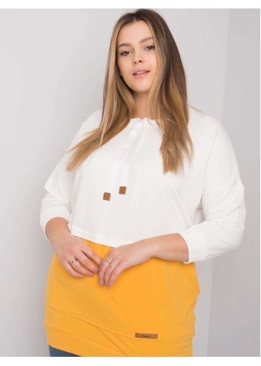 Žltá bavlnená tunika