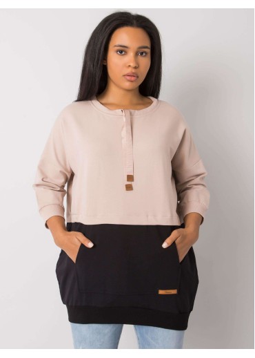 Čierna bavlnená tunika