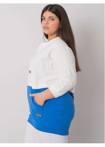 Svetlomodrá bavlnená tunika