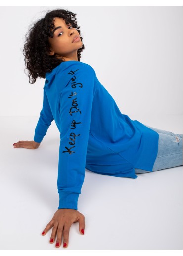 Modrá one size tunika