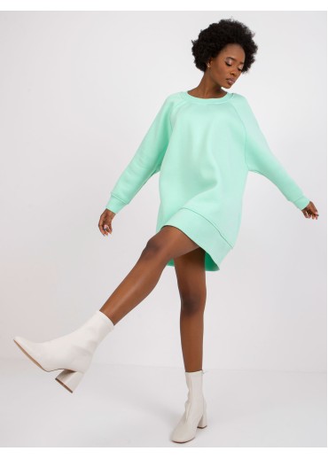 Svetlozelená oversize mikina