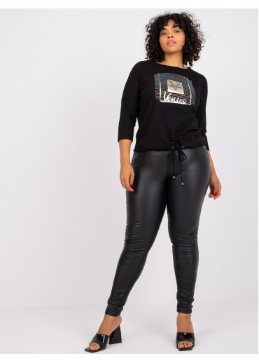 Čierne tričko s potlačou