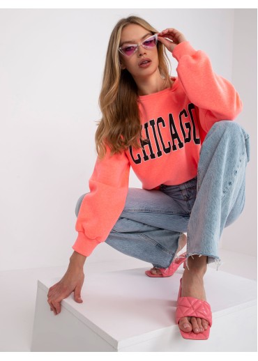 Ružová oversize mikina