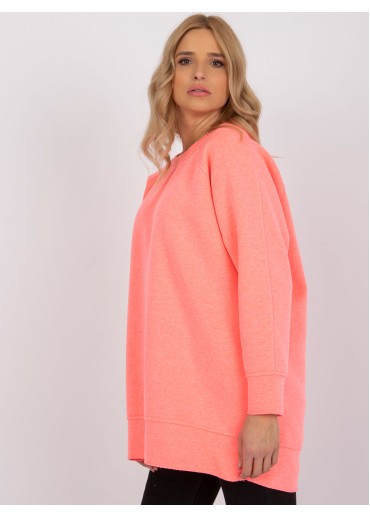 Neónovo ružová oversize mikina
