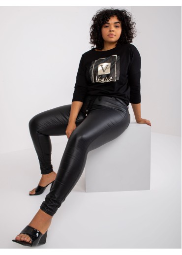 Čierne tričko s potlačou