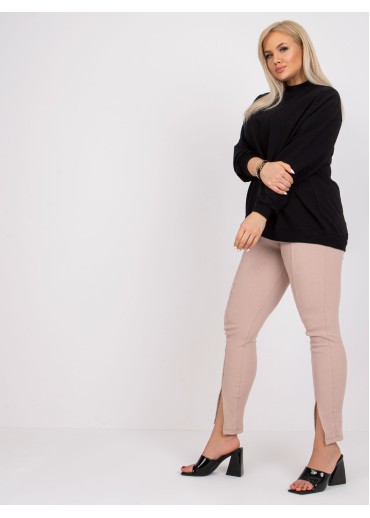 Čierna bavlnená mikina