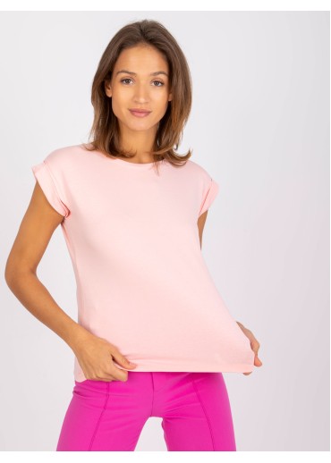 Broskyňovo ružové tričko