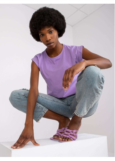 Fialové basic tričko
