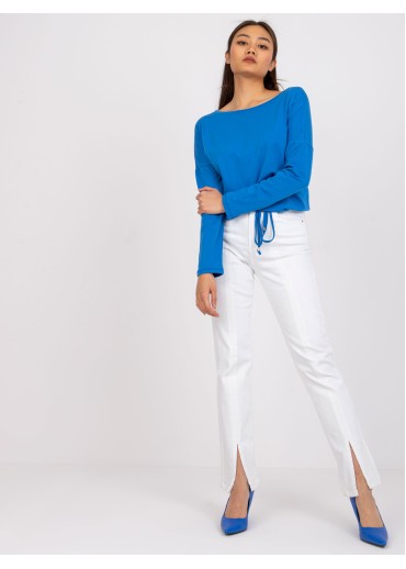 Svetlomodré tričko s dlhým rukávom