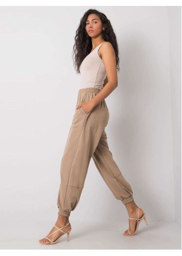 Béžovo hnedé tepláky