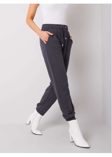 Grafitovo sivé basic tepláky