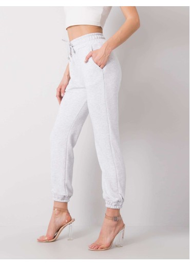 Svetlosivé basic tepláky