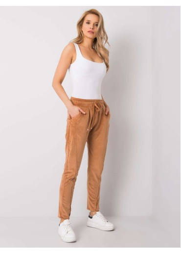 Karamelovo hnedé tepláky