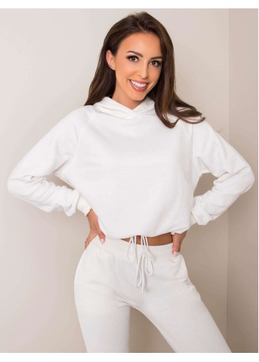 Smotanovo biela tepláková súprava