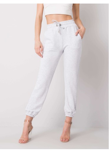 Svetlosivé basic tepláky