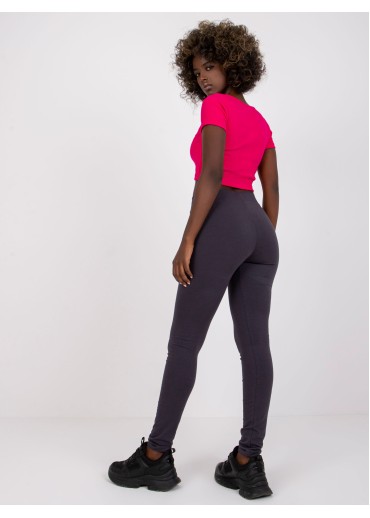 Grafitovo sivá legíny