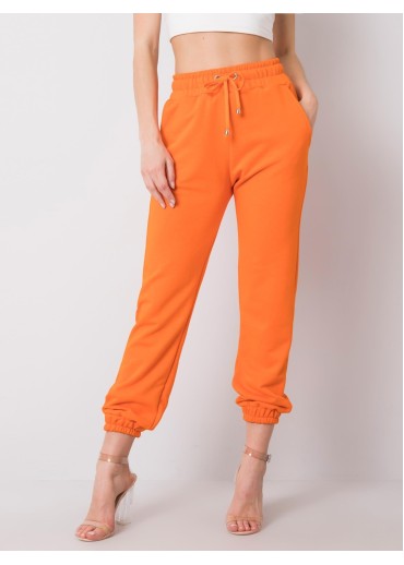 Oranžové basic tepláky