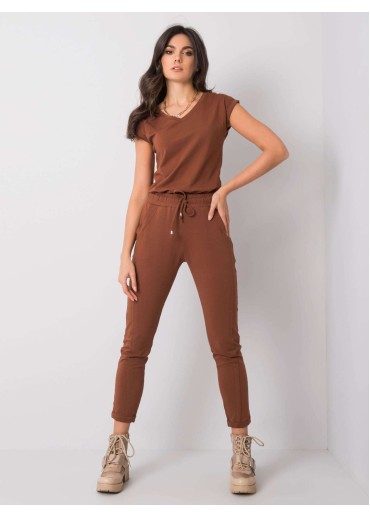 Béžovo hnedé tepláky