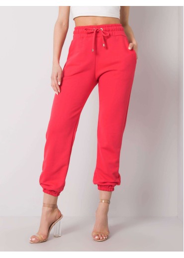 Koralovo ružové basic tepláky