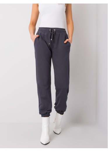 Grafitovo sivé basic tepláky