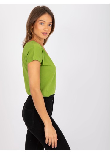 Zelené basic tričko