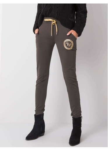 Khaki zelené tepláky