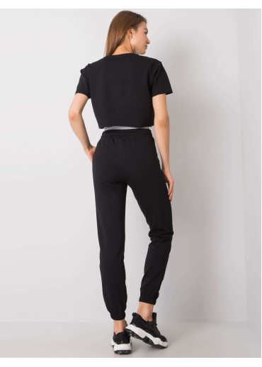 Čierna tepláková súprava