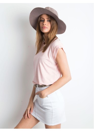 Ružové basic tričko