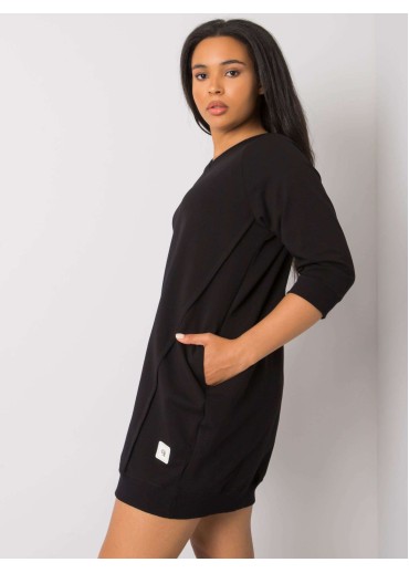 Čierna tunika s potlačou