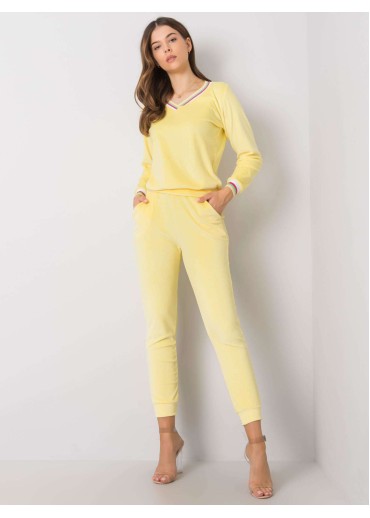 Žltá tepláková súprava