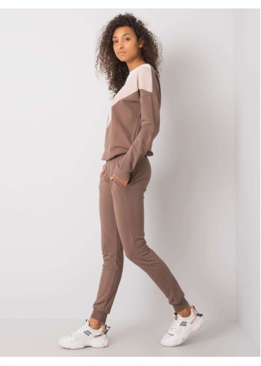 Hnedá tepláková súprava