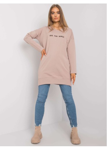 Béžovo hnedá tunika