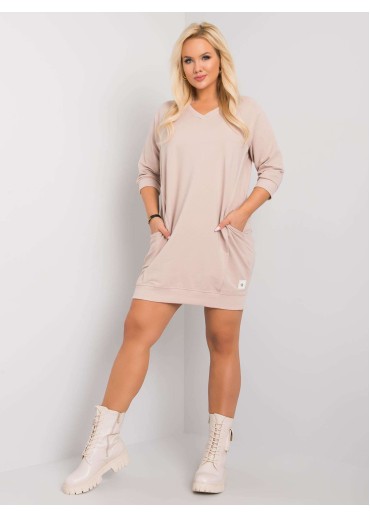 Béžovo hnedá tunika