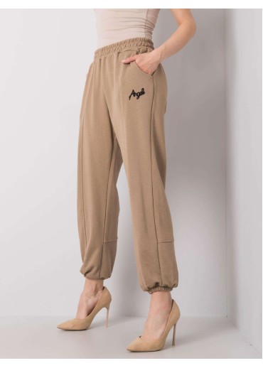 Béžovo hnedé tepláky