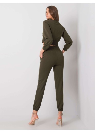 Khaki zelená tepláková súprava