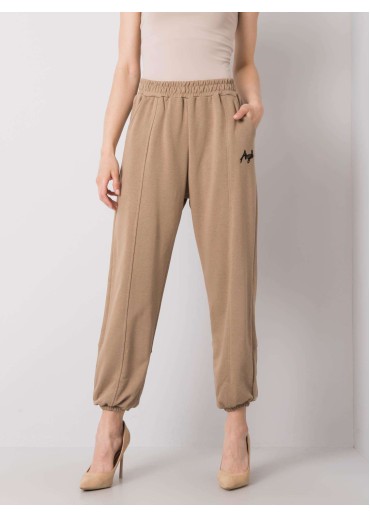 Béžovo hnedé tepláky