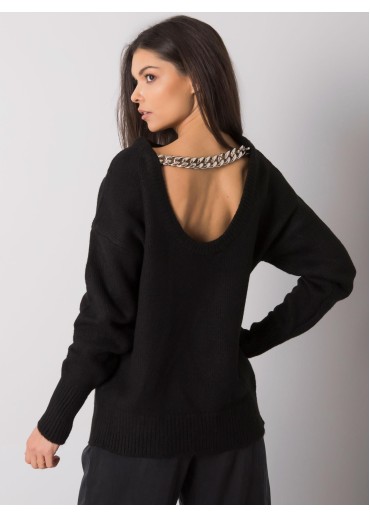 Čierny pulóver